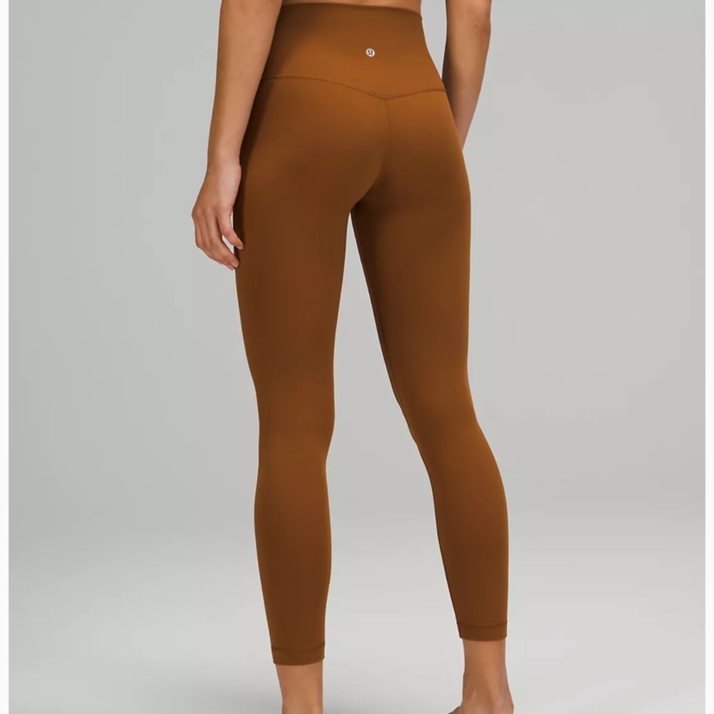 Lululemon Athletica Brown High-Waisted Leggings
